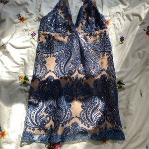 Free people blue dress